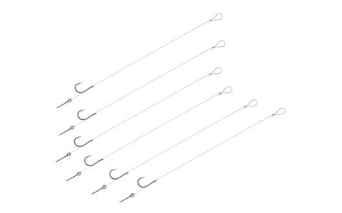 Nadväzec Delphin FLR Sting / 6ks 8cm / 0,22mm / B-LESS #8 / Sting 5mm