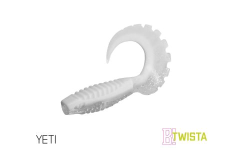Umelá nástraha Delphin TWISTA UVs / 5ks 10cm/YELLA