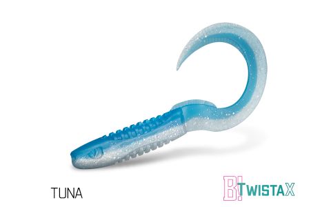 Umelá nástraha Delphin TwistaX Eeltail UVs / 5ks 15cm/DeadSNOW