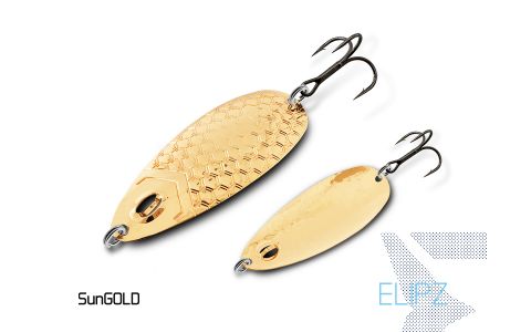 Plandavka Delphin ELIPZ FullSCALE 12g SunGOLD Hook #2