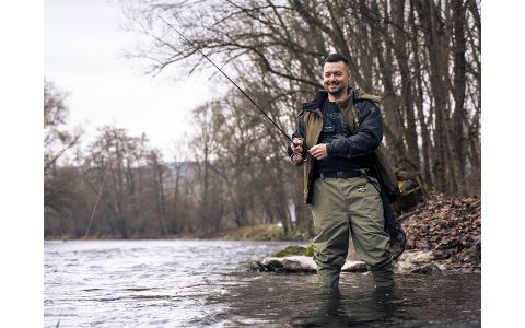 Brodiace nohavice po pás Delphin HRON Pants veľ.43
