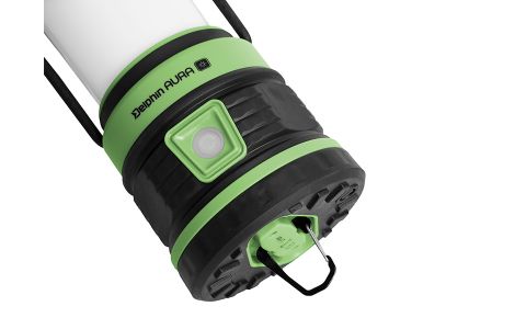 Kempingová lampa Delphin AURA UC 8,5W/500lm/3600mAh