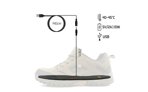 Elektricky vyhrievané vložky Delphin THERM veľ.40-46