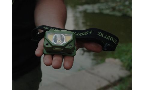 Čelová lampa Delphin LUMIS 3W/220lm/1000mAh