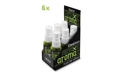 Dipovací sprej Delphin AromaX/30ml Cesnak-Butyric/fluo zelený