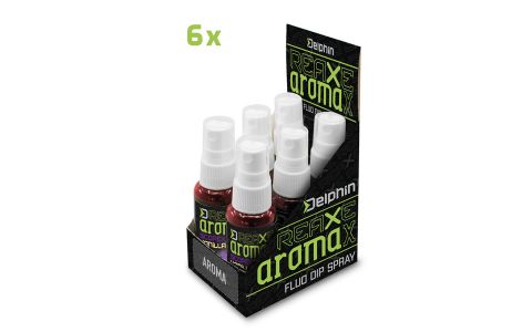 Dipovací sprej Delphin AromaX/30ml Scopex-Vanilka/červený