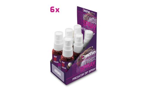 Dipovací sprej Delphin STINX SPRAY/30ml Ustrica /červený