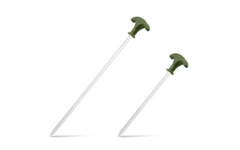 Sada kolíkov s kladivom Delphin FIXT C2G / 10ks 20cm