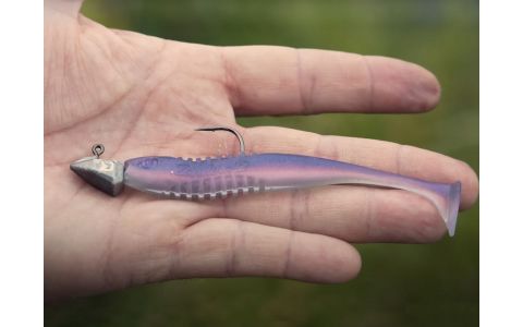 Standup jig s držiakom Delphin AeroFORCE / 5ks 7,5g-4/0