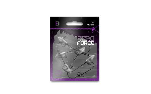Standup jig s držiakom Delphin AeroFORCE / 5ks 15g-6/0