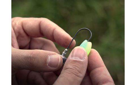 Jigová hlava s golierikom Delphin TRIAD / 5ks 10g-6/0