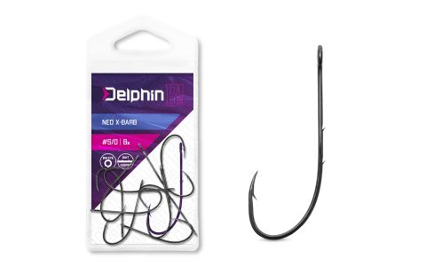 Háčik na čeburašku Delphin B! NEO X-BARB / 8ks 1/0