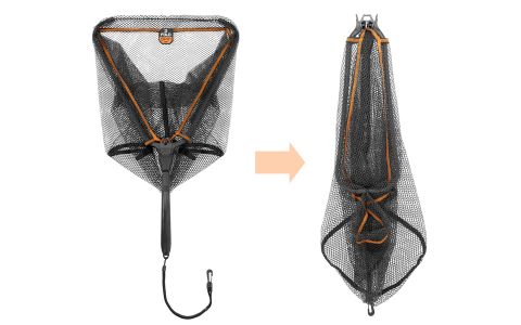 Prívlačový podberák Delphin FoldSPIN 40x40cm