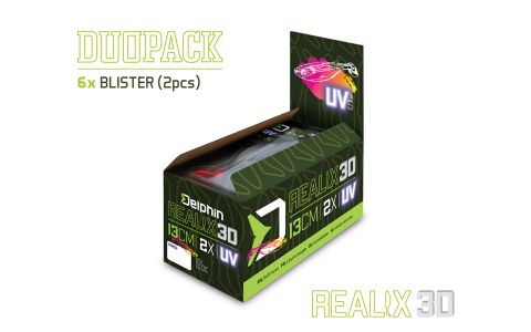 DuoPACK BOX Delphin Realix 3D / 6 x 2ks 13cm / Perch