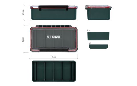 Krabica Delphin TBX Case Clip Ideal 210x120x65mm