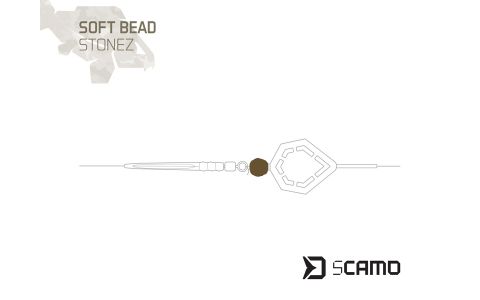 Nárazové guličky Delphin sCAMO STONEZ / 60ks 4mm