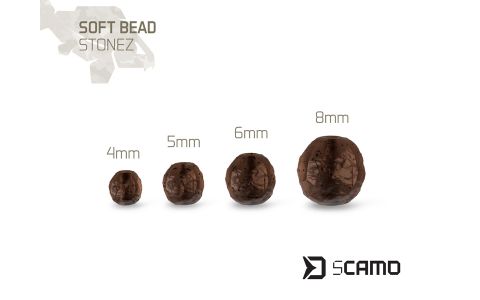 Nárazové guličky Delphin sCAMO STONEZ / 60ks 6mm