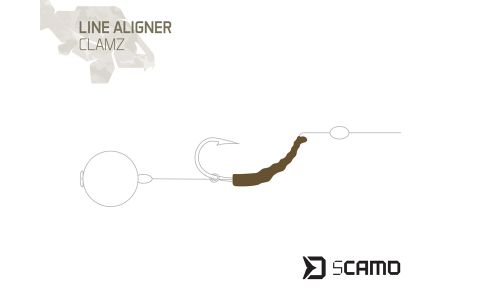 Vlasové rovnátko Delphin sCAMO CLAMZ / 10ks 15mm