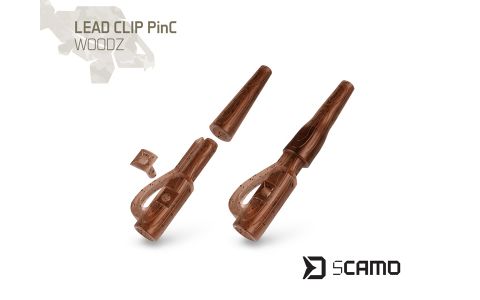 Klip na olovo Delphin sCAMO PinC WOODZ /10ks 