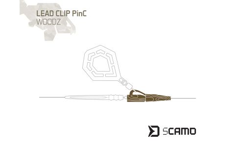 Klip na olovo Delphin sCAMO PinC WOODZ /10ks 