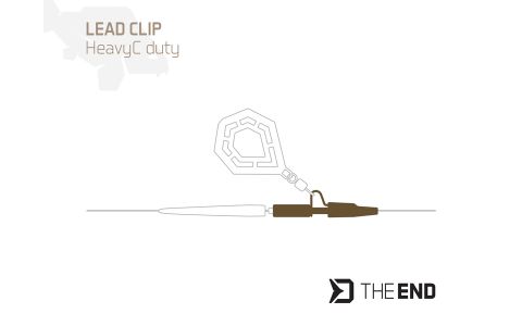Klip na olovo HeavyC duty Delphin TheEND / 10ks Ground