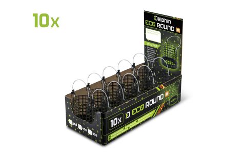 Krmítko bez olova Delphin ECO ROUND M / 30g