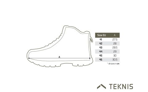 Vysoké nepremokavé topánky Ixtera TEKNIS 45