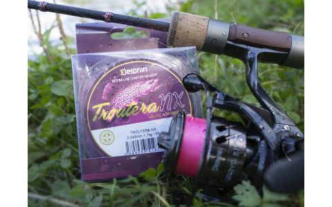 Delphin TROUTERA NX / ružová 0,065mm 2,6kg 135m