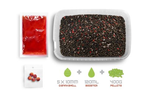 Pellet box Delphin Reaxe READY&amp;GO Losos-Rak/400g