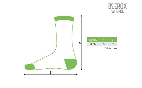 Set ponožiek v plechovke Delphin BEEROX WORM veľ. 41-46 / 2 páry