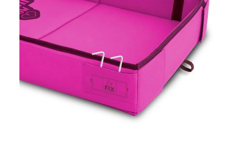 Podložka s okrajmi Delphin DUOMAT QUEEN WOW 90x40x10 cm